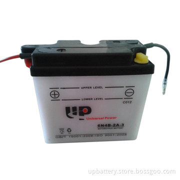 Dry Charged Motorcycle Batteries 6n4b-2A-3 6V 4ah